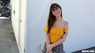 Shae Celestine Nerdy Cutie Straddles Huge Cock (Brunette girls porn)-1