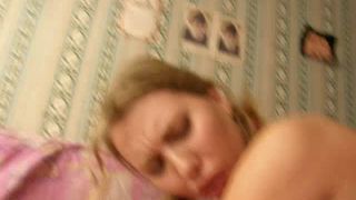 Beautiful young girl with big ass, amateur porn video, blowjob-1