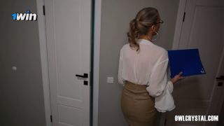 Owl Crystal - The Apartment Viewing Ended with a cumshot on the Sexy Realtors Big Ass 1080P - Owl crystal-1