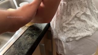 Alejandramoviess I'M WASHING THE DISHES, AND STEPFATHER COMES INTO THE KITCHEN TO TOUCH MY PUSSY-1