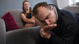 Bratty Teen Niece Foot Worship Blackmail Foot!-8