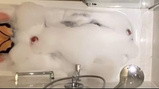 Big Tits Shemale Bathtub Masturbation-1