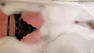 Big Tits Shemale Bathtub Masturbation-6