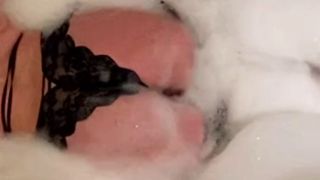Big Tits Shemale Bathtub Masturbation-7