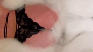 Big Tits Shemale Bathtub Masturbation-8