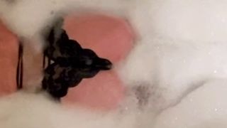 Big Tits Shemale Bathtub Masturbation-9