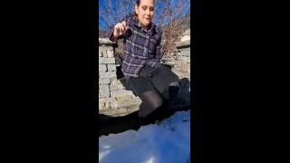 Masturbation Outside, Real Public Masturbation.-0