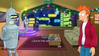 [GetFreeDays.com] Empezando una Nueva Historia Porno de Futurama junto a Bender y Leela - Futurama Lust in Space P1 Sex Stream May 2023-7