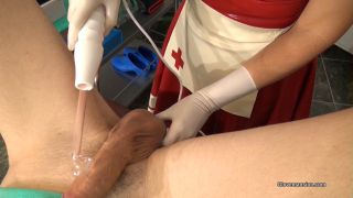 Fetish Liza - Electrified handjob by the latex nurse - Handjob-5