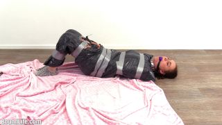 online video 8 ana foxxx femdom Bound Life – Extreme trash bag escape attempt!, bound life on femdom porn-7