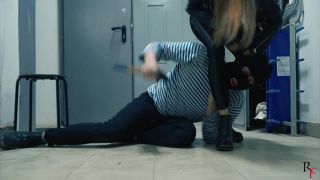 Spy Kristy vs Ten guards and ticklish defeat(Fetish porn)-6