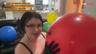 [GetFreeDays.com] BRUNETTE TATTED BBW POPPING MASSIVE 32 BALLOONS FOR LOONERS Adult Stream February 2023-3