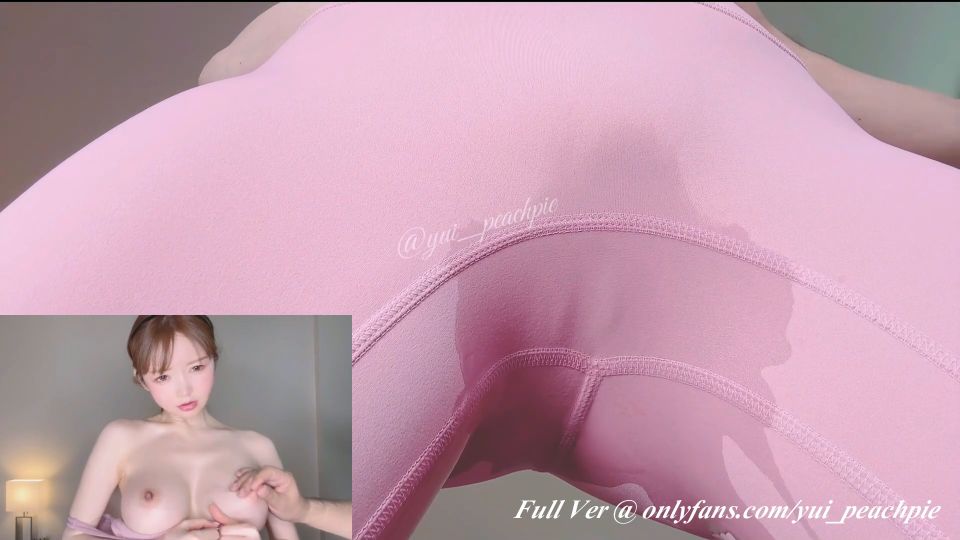 Yui Peachpie Squirting Through My Yoga Pants And Then I Get Fucked with My Panties Stuffed in Mouth to Orgasms