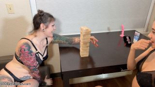 Daphne Brooks & Liss Kiss Truth Or Dare Jenga - Lesbian-3