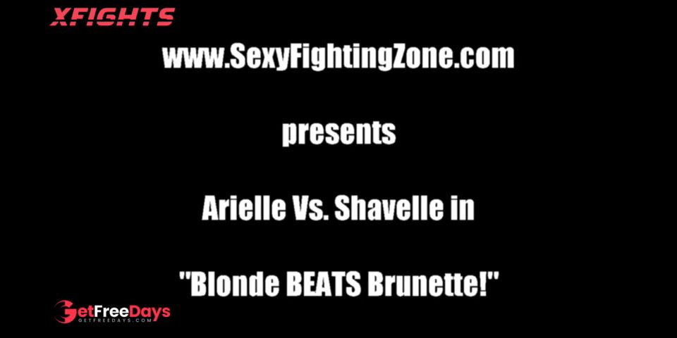 [xfights.to] Sexy Fighting Zone - Arielle vs Shavelle - Blonde beats brunette Arielle,Shavelle