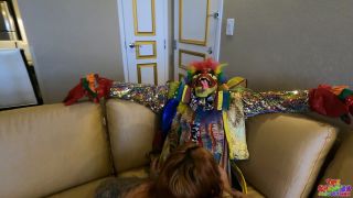 GIbbyTheClown - White BBW gets her pussy destroyed - Clowns-4