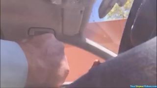 Dick flash while asking for directions - Car-9