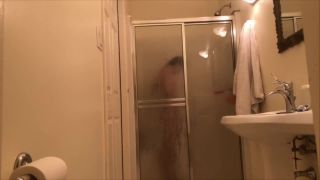 Nice girl with perfect body taking shower. hidden cam-8