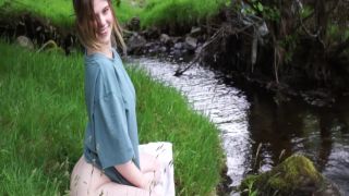 adult xxx video 47 LongHairLuna – Naked Public Riverside Wash, giantess femdom on femdom porn -0