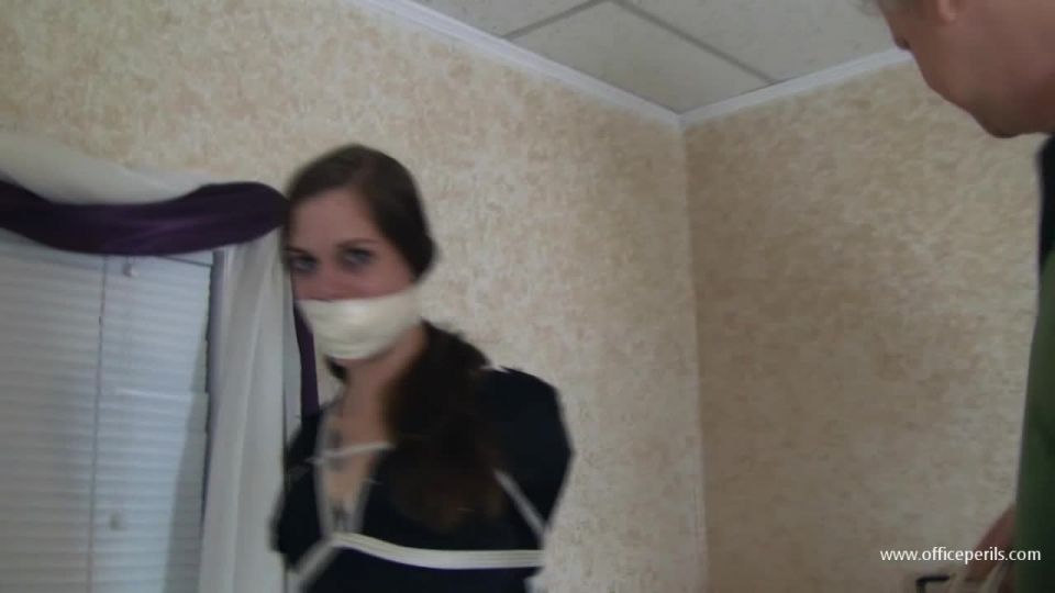 free porn video 19 office femdom Shiny Gold Skirt Seated Bondage, bondage on femdom porn