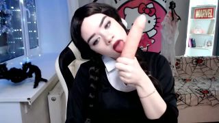 video 11 Mia Melon – Wednesday Addams Love Ur Cock | cosplay | cosplay deepthroat blowjob compilation-9