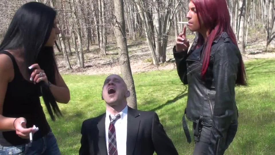 adult xxx video 22 primal fetish free Bratprincess – Christina, Mia – Use a teacher as an Ashtray (720 HD), smoking on femdom porn