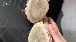 online adult video 45 Mistress Nara Neveu - Nara teases with pink toenails and shining sandal - Part 1 - FullHD 1080p on fetish porn stocking foot fetish-3