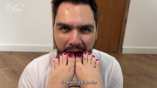 online adult video 45 Mistress Nara Neveu - Nara teases with pink toenails and shining sandal - Part 1 - FullHD 1080p on fetish porn stocking foot fetish-9