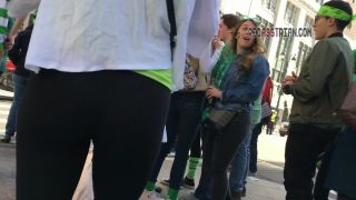 CandidCreeps 516 Ny St Pat Ass Crack Vtl Leggings Beg Day-7