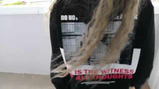 Horny Babe get Fuck on the Stair in Buildings - Public-1