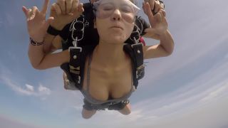 Girl's boob falls out while skydiving-5