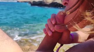 Onlyfans - Holidays In Ibiza Part1 Mature Slut Sucks Cock At The Nudist Beach Amateur POV Almasol - Oral-7