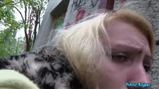 Public - Blonde Rides Cock Instead of the Bus-9