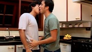 Luscious Latino Boys Fuck In Kitchen Gay!-0