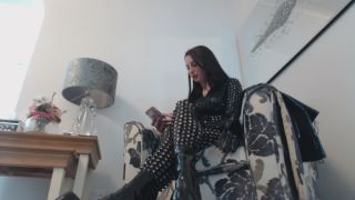 adult xxx clip 36 indian feet femdom Dominatrix Victoria Black – Catsuit Human Ashtray, dirty talking on pov-1