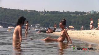 Video taken at a nudist resort! Wasn't easy!!! Sandfly ur the  man-4