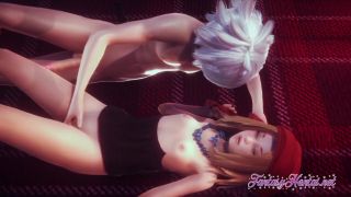 Amateur Porn Shaman King Hentai - Anna Osorezan Tits Touching and Fingering and Squirt-9