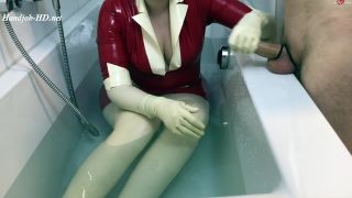  handjob | Latex consultation in the bathtub – LatexDenise | latexdenise-7
