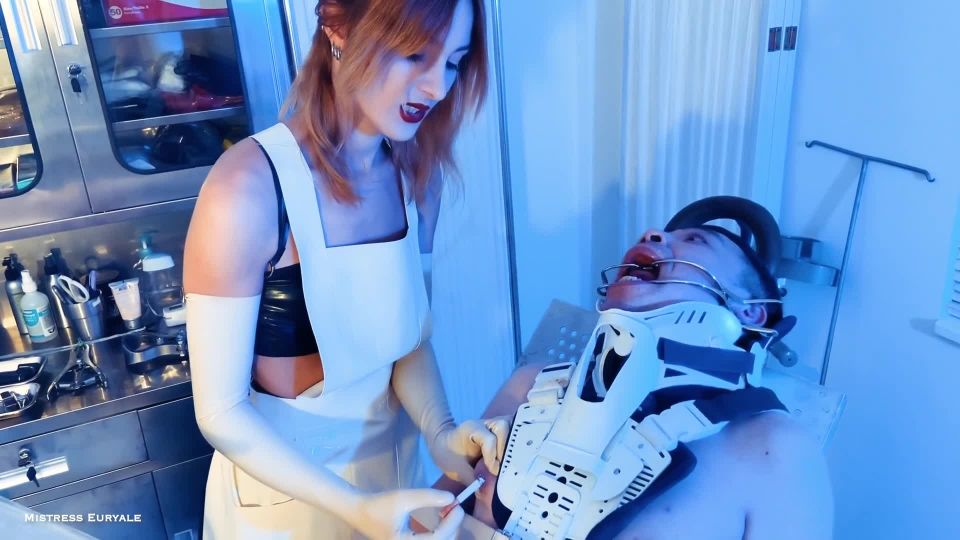 xxx video clip 28 Elis Euryale – Burning Treatment for a Patient in Brace - smoking - smoking uvula fetish