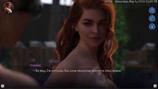 snipgame - Boundaries of Morality 7 We had unexpected visiters at the grill and we both got topless-0