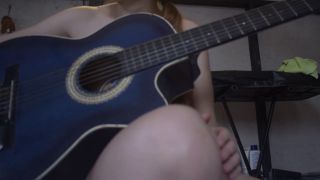 Isis Sun,sweet fox isisun - Petite blonde strips for her guitar teacher, so he can finish on her back-7