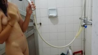 Nice girl taking shower and washing pussy. hidden cam-6