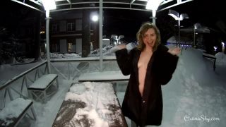 ass big tits shemales Oxana Shy - Naughtiness in a Motel and Public Flashing Dare , milf on big ass-5