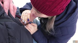 Public Blowjob In Winter Parks - Public-3