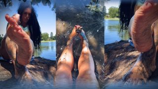 online porn video 14 MistressRavenFD – WORSHIP MY RIVER FEET | joi | fetish porn femdom verbal humiliation-5