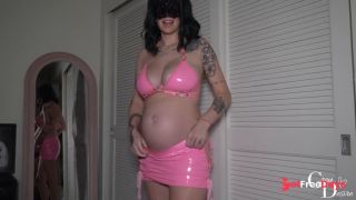 Amateur MILF Try On Haul Compilation at 1, 6 and 9 Months Pregnant  Grey Desire-4