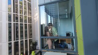 online xxx clip 20 hardcore dp Redkittycat Spying on the Neighbors Public Sex on the Balcony, hardcore on hardcore porn-2