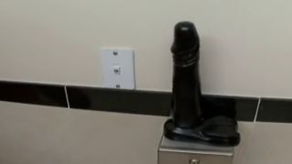 Jordan Blue,Michael Stefano - Jordan Blue plays in the bathroom with Toys and eager cock-1