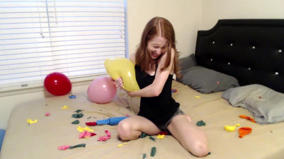 free porn clip 30 Popping all my leftover balloons – Charlotte Hazey | redhead | teen 