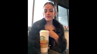  brunette Eva Elfie Teases Huge Fake Tits While Masturbating Exposed in Video Genesis Mia Lopez, Eva Elfie, Masturbating-5